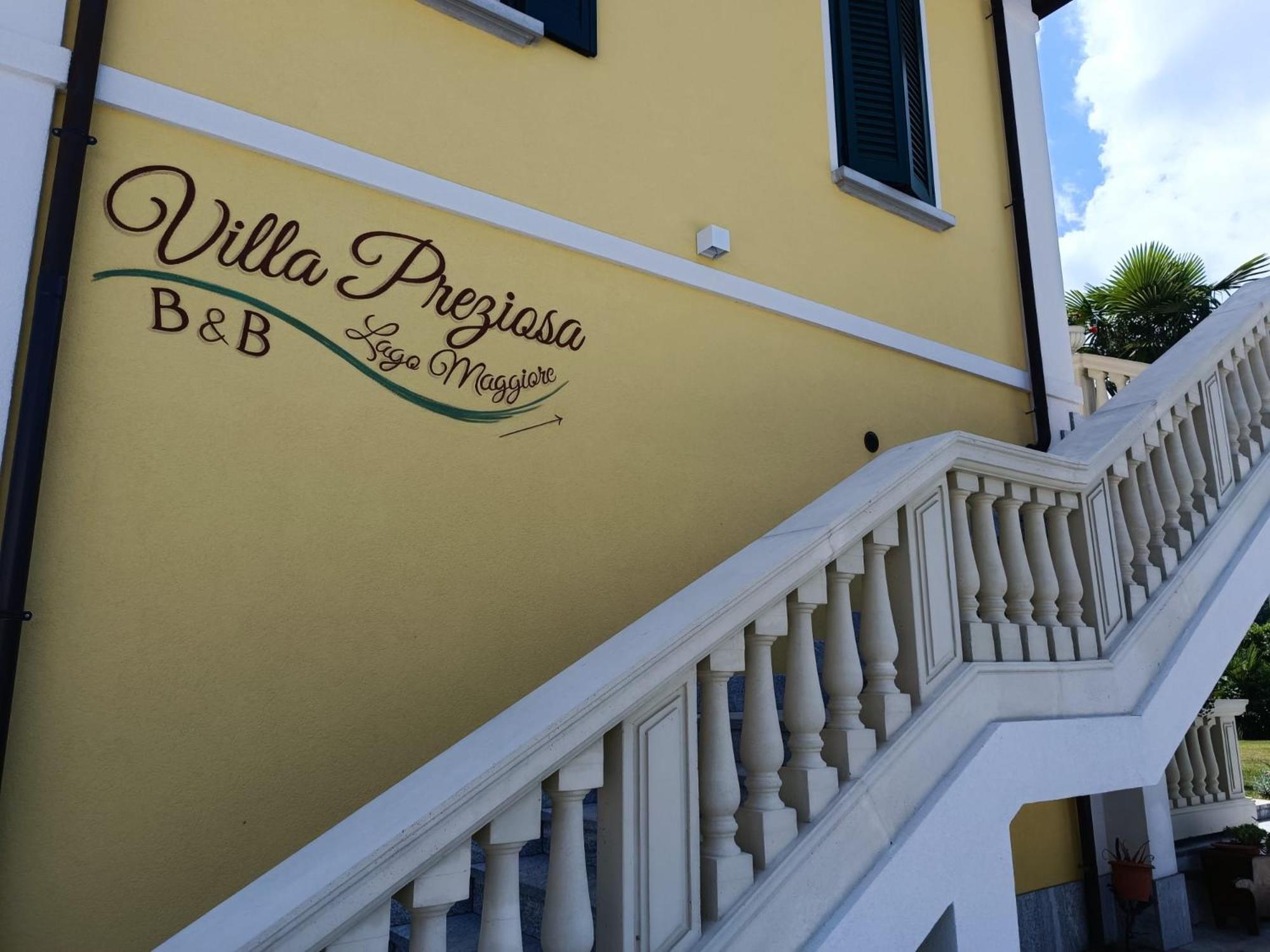 B&B Villa Preziosa Lago Maggiore Lesa Exterior foto